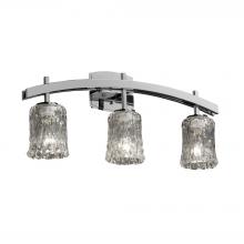 Justice Design Group GLA-8593-16-CLRT-CROM-LED3-2100 - Archway 3-Light LED Bath Bar