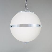  FSN-8040-OPAL-CROM-LED4-2800 - Imperial 17" LED Hanging Globe