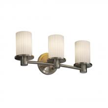  FSN-8513-10-WEVE-NCKL - Rondo 3-Light Bath Bar