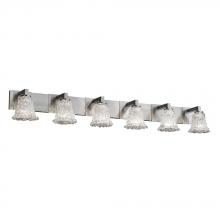 Justice Design Group GLA-8926-30-LACE-DBRZ - Modular 6-Light Bath Bar