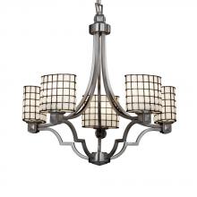  WGL-8500-10-GRCB-NCKL - Argyle 5-Light Chandelier