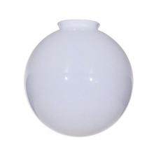  50/155 - Blown Glossy Opal Ball Shade; Diameter 12 inch; Fitter 4 inch