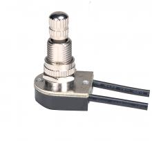  80/1135 - On-Off Metal Rotary Switch; 5/8" Metal Bushing; Single Circuit; 6A-125V, 3A-250V Rating; Nickel