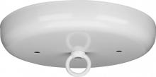  90/894 - Contemporary Canopy Kit; White Finish; 5" Diameter; 7/16" Center Hole; 2-8/32 Bar Holes;