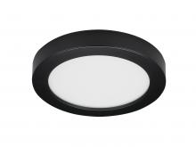  S21534 - Blink - Battery Backup Module Housing Only For Flush Mount LED Fixture- 7" Round- Black Finish