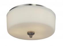  434-F3-BN - 3 Light Flush Mount