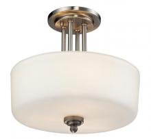  434-SF-BN - 3 Light Semi Flush Mount