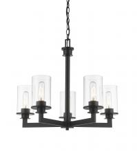  462-5BRZ - 5 Light Chandelier