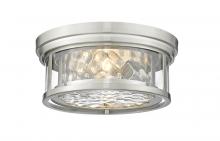  493F2-BN - 2 Light Flush Mount