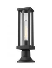 Z-Lite 586PHMR-553PM-BK - 1 Light Outdoor Pier Mounted Fixture