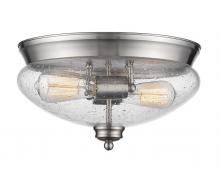  722F2-BN - 2 Light Flush Mount