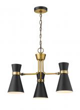  728-3MB-HBR - 3 Light Chandelier