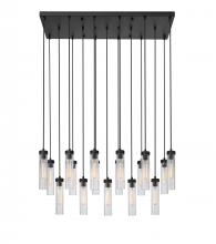  740P-17L-MB - 17 Light Linear Chandelier