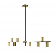  814-8L-MB-OBR - 8 Light Linear Chandelier