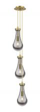  103-451-1P-BB-G451-5SM - Owego - 3 Light - 7 inch - Brushed Brass - Multi Pendant