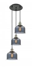 Innovations Lighting 113F-3P-BAB-G73 - Cone - 3 Light - 14 inch - Black Antique Brass - Cord hung - Multi Pendant