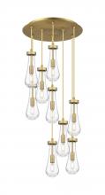 Innovations Lighting 119-451-1P-BB-G451-4CL - Owego - 9 Light - 19 inch - Brushed Brass - Multi Pendant