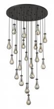  148BK-451-1P-BK-G451-5SM-20 - Owego - 21 Light - 48 inch - Matte Black - Multi Pendant