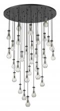 Innovations Lighting 160BK-451-1P-BK-G451-5CL-20 - Owego - 31 Light - 60 inch - Matte Black - Multi Pendant