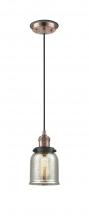  201CBP-ACBK-G58 - Bell - 1 Light - 5 inch - Antique Copper - Cord hung - Mini Pendant