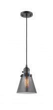 Innovations Lighting 201CSW-OB-G63-LED - Cone - 1 Light - 6 inch - Oil Rubbed Bronze - Cord hung - Mini Pendant