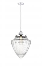  201CSW-PC-G664-12 - Bridgeton - 1 Light - 16 inch - Polished Chrome - Cord hung - Mini Pendant