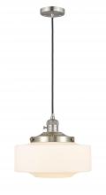  201CSW-SN-G691-12 - Bridgeton - 1 Light - 16 inch - Brushed Satin Nickel - Cord hung - Mini Pendant