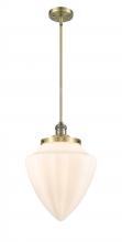 Innovations Lighting 201S-AB-G661-12-LED - Bullet - 1 Light - 12 inch - Antique Brass - Stem Hung - Mini Pendant