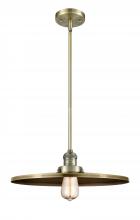  201S-AB-MFR-AB-16-LED - Appalachian - 1 Light - 16 inch - Antique Brass - Stem Hung - Mini Pendant