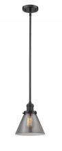 Innovations Lighting 201S-OB-G43-LED - Cone - 1 Light - 8 inch - Oil Rubbed Bronze - Stem Hung - Mini Pendant