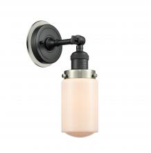  203BK-BPSN-HRSN-G311 - Dover - 1 Light - 5 inch - Matte Black - Sconce