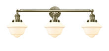  205-AB-G531 - Oxford - 3 Light - 34 inch - Antique Brass - Bath Vanity Light