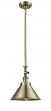 Innovations Lighting 206-AB-M10-AB-LED - Briarcliff - 1 Light - 10 inch - Antique Brass - Stem Hung - Mini Pendant