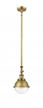  206-BB-HFS-62-BB-LED - Hampden - 1 Light - 7 inch - Brushed Brass - Stem Hung - Mini Pendant