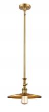 Innovations Lighting 206-BB-MFR-BB-12-LED - Appalachian - 1 Light - 12 inch - Brushed Brass - Stem Hung - Mini Pendant