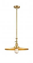  206-SG-MFR-SG-16-LED - Appalachian - 1 Light - 16 inch - Satin Gold - Stem Hung - Mini Pendant