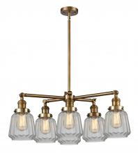  207-6CR-BB-G142 - Chatham 6 Light Chandelier