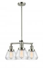  207-PN-G172-LED - Fulton - 3 Light - 22 inch - Polished Nickel - Stem Hung - Chandelier