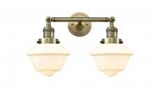  208-AB-G531 - Oxford - 2 Light - 17 inch - Antique Brass - Bath Vanity Light