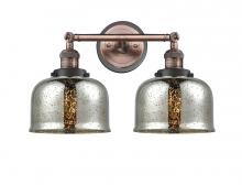  208BP-ACBK-G78 - Bell - 2 Light - 18 inch - Antique Copper - Bath Vanity Light