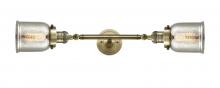  208L-AB-G58 - Bell - 2 Light - 5 inch - Antique Brass - Bath Vanity Light