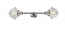 Innovations Lighting 208L-PN-G532 - Oxford - 2 Light - 8 inch - Polished Nickel - Bath Vanity Light