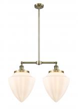 Innovations Lighting 209-AB-G661-12-LED - Bullet - 2 Light - 24 inch - Antique Brass - Stem Hung - Island Light