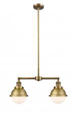  209-BB-HFS-61-BB-LED - Hampden - 2 Light - 18 inch - Brushed Brass - Stem Hung - Island Light