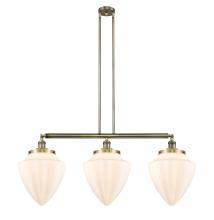 Innovations Lighting 213-AB-G661-12-LED - Bullet - 3 Light - 40 inch - Antique Brass - Stem Hung - Island Light