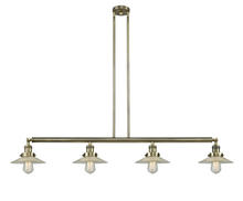  214-AB-G2-LED - Halophane - 4 Light - 53 inch - Antique Brass - Stem Hung - Island Light