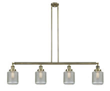  214-AB-G262-LED - Stanton - 4 Light - 51 inch - Antique Brass - Stem Hung - Island Light