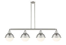  214-SN-HFS-81-SN-LED - Hampden - 4 Light - 54 inch - Brushed Satin Nickel - Stem Hung - Island Light