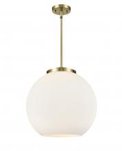 Innovations Lighting 221-3S-AB-G121-16-LED - Athens - 3 Light - 16 inch - Antique Brass - Cord hung - Pendant