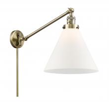  237-AB-G41-L - Cone - 1 Light - 12 inch - Antique Brass - Swing Arm